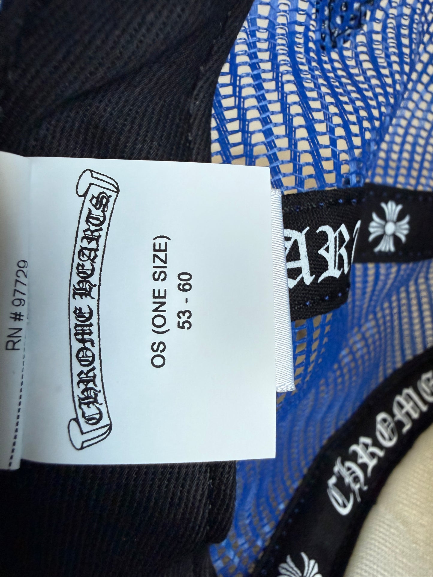 Chrome Hearts Multicolor Rainbow Cross Trucker