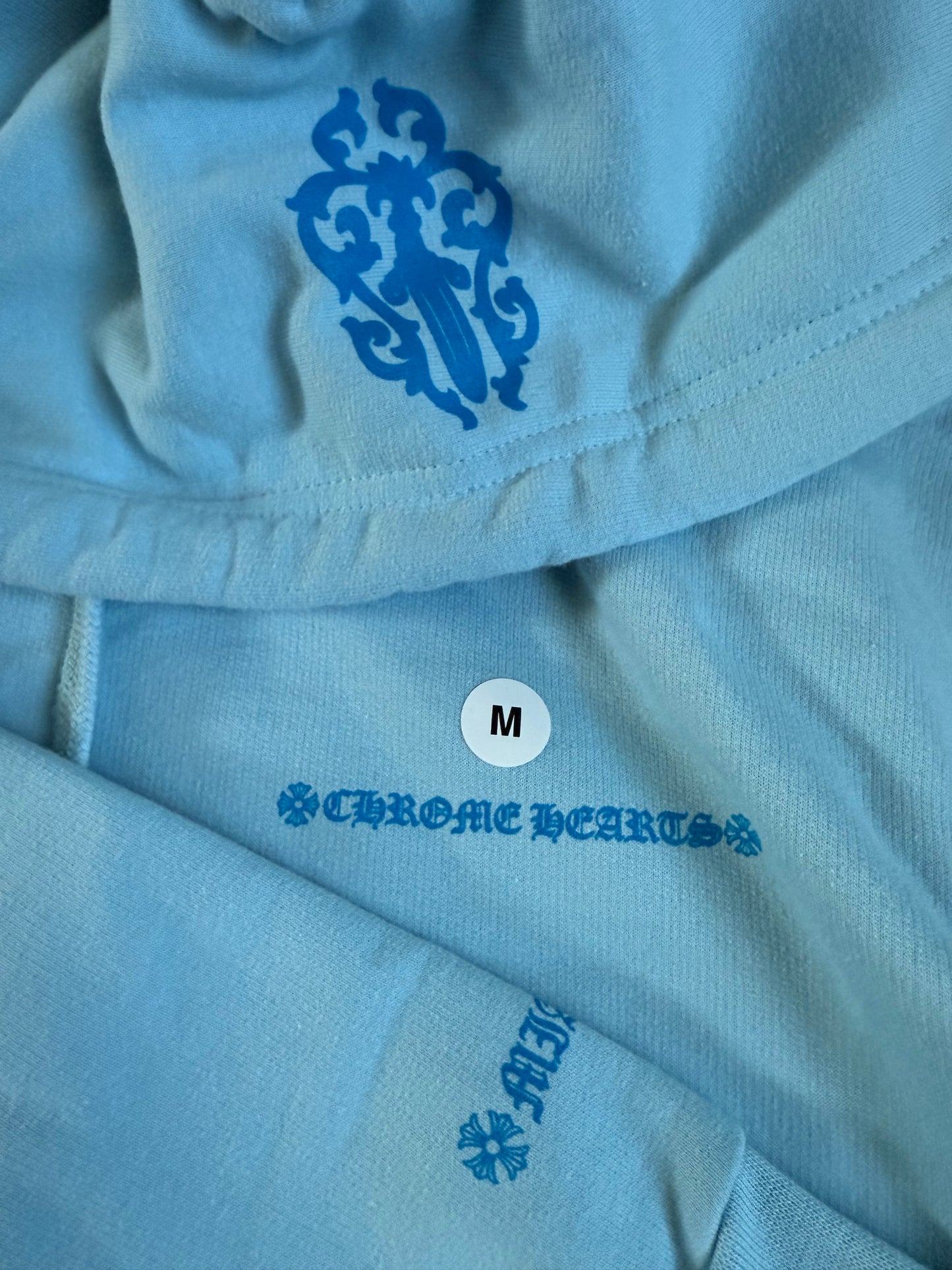Chrome Hearts Vine Dagger Art Basel Pullover Hoodie Blue