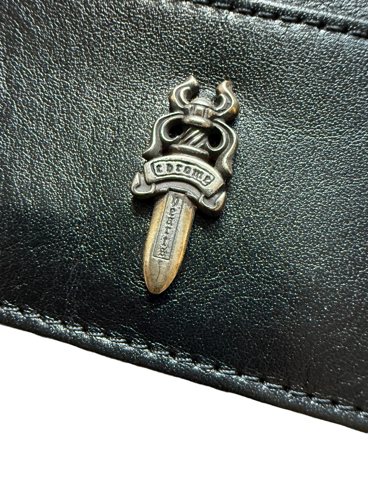 Chrome Hearts Dagger Leather Cardholder