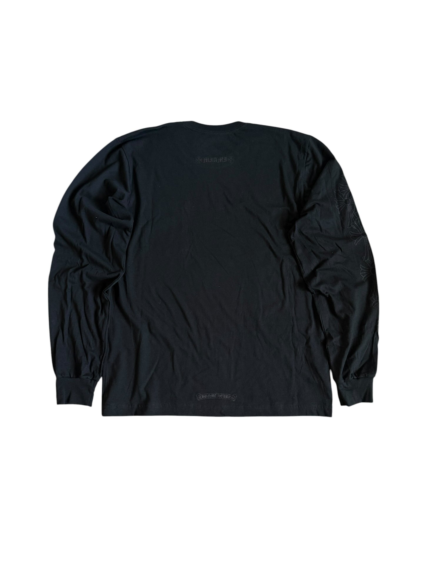 Chrome Hearts Miami Crosses Long Sleeve T-Shirt