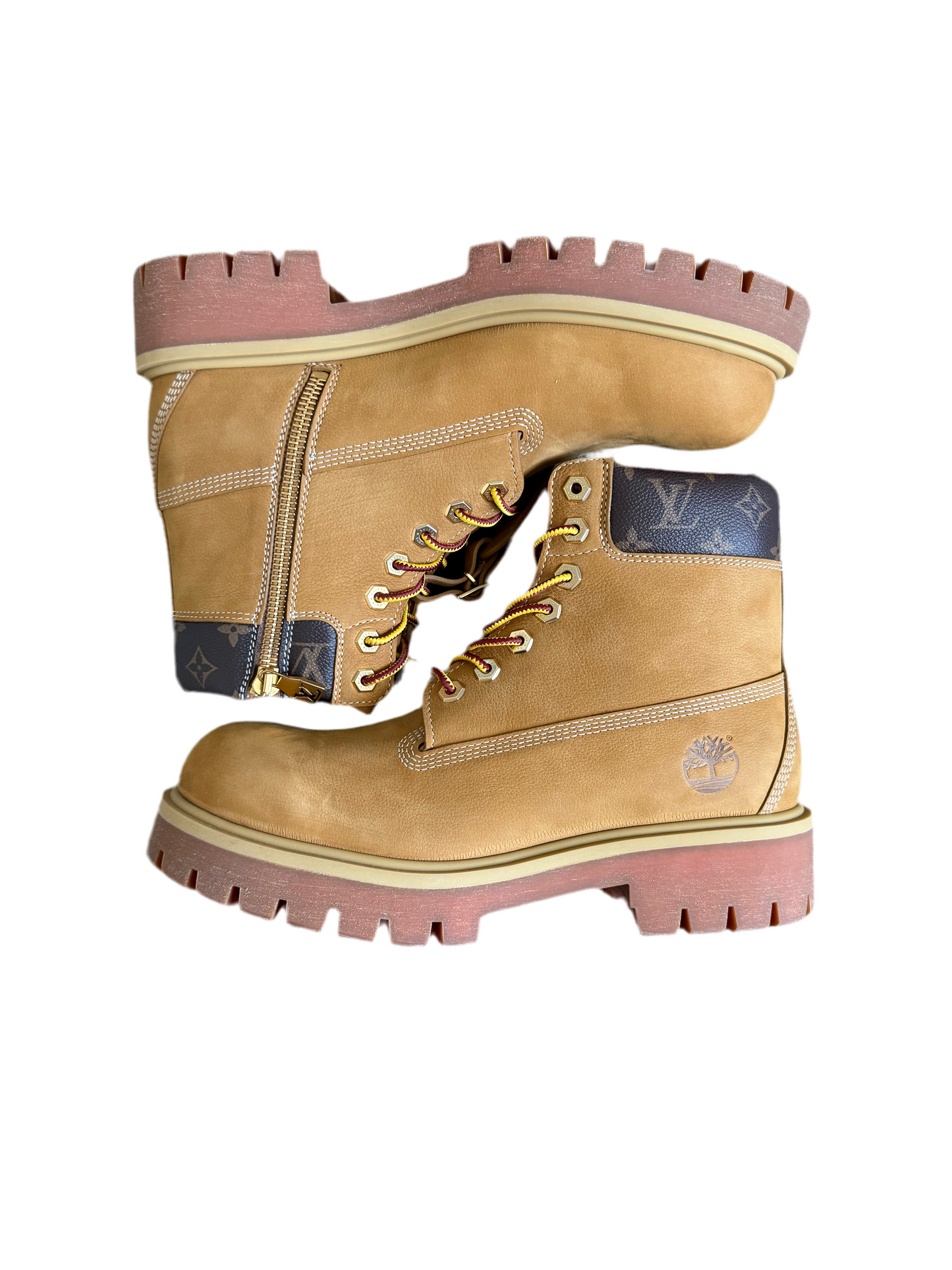 Louis Vuitton Timberland Monogram Wheat Boots