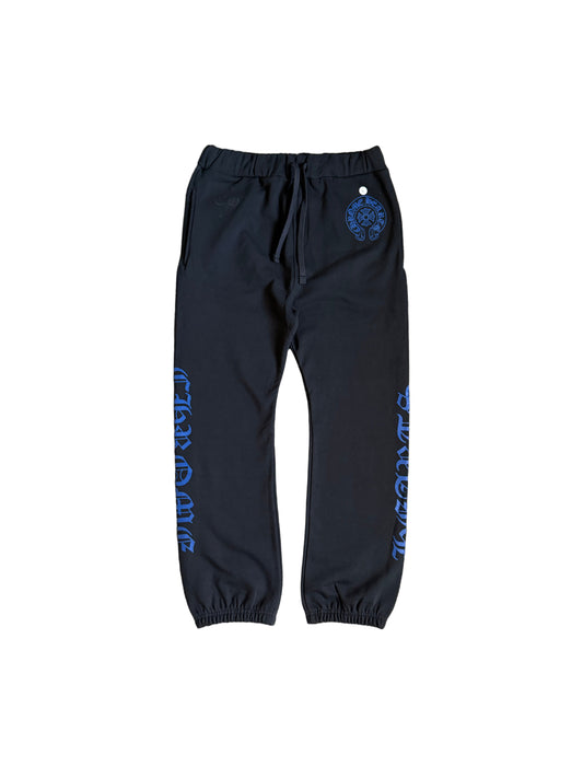 Chrome Hearts Horseshoe Sweatpants Black/Blue
