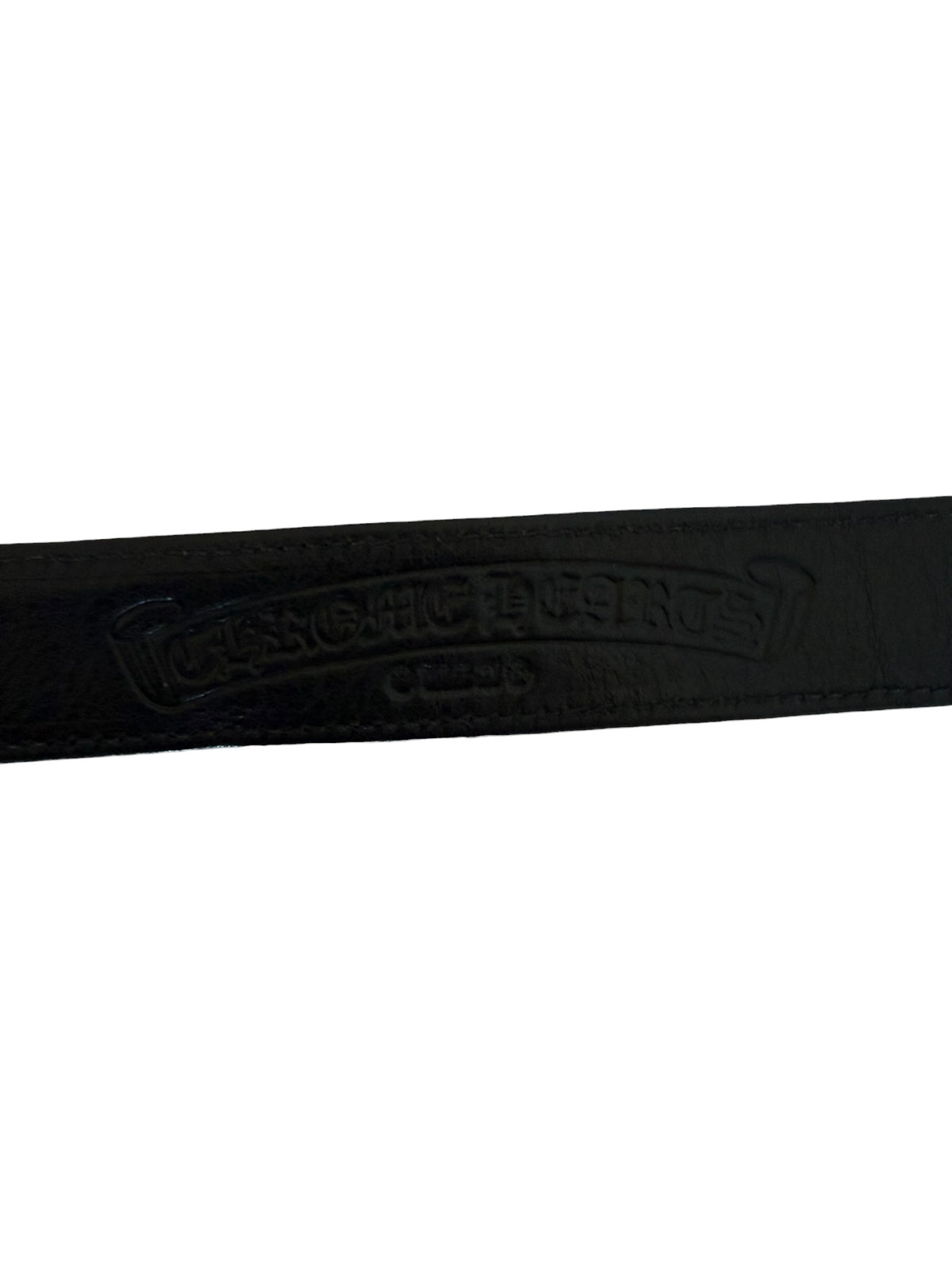 Chrome Hearts Rock N Roll Gunslinger Leather Bracelet