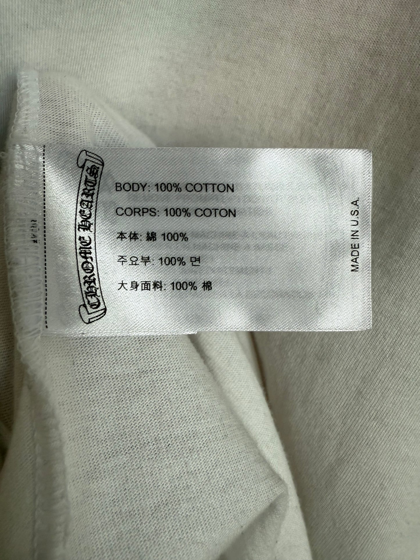 Chrome Hearts LA Vine Dagger LS T-Shirt White