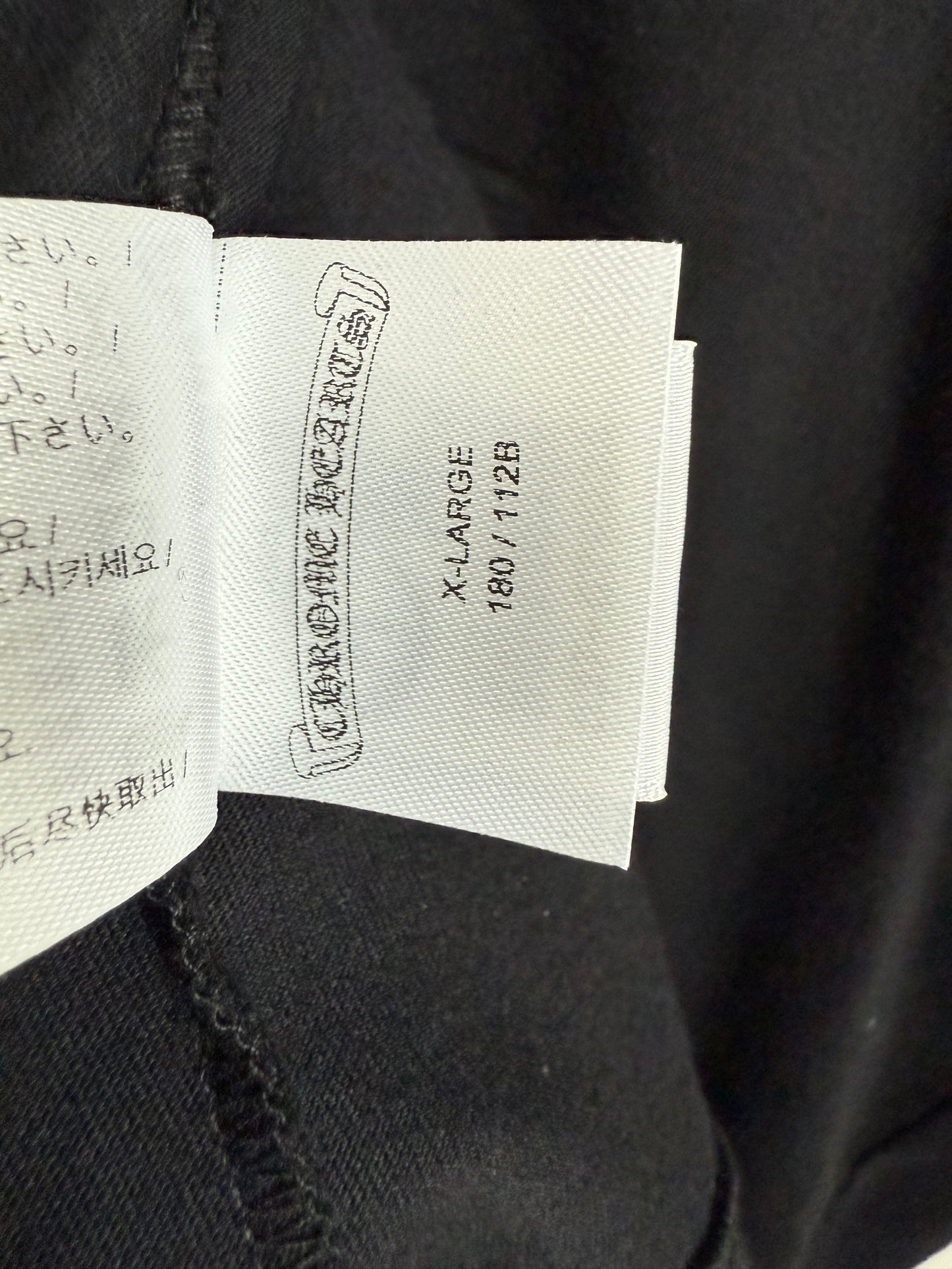 Chrome Hearts USA Spellout Logo SS T-Shirt Black