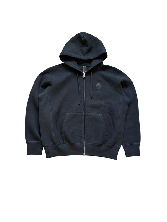 Chrome Hearts Kingfish Embroidered Zip Up Hoodie
