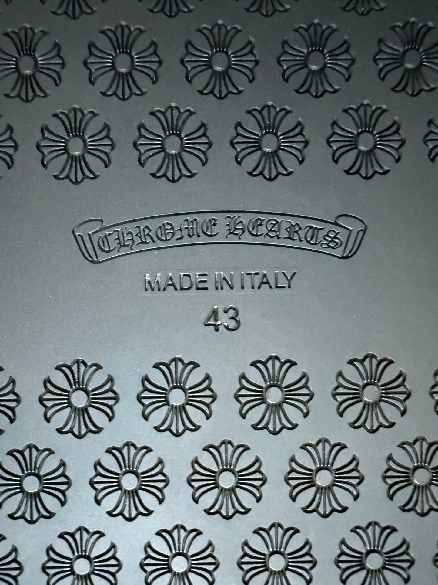 Chrome Hearts Plus Cross Patch Loafers