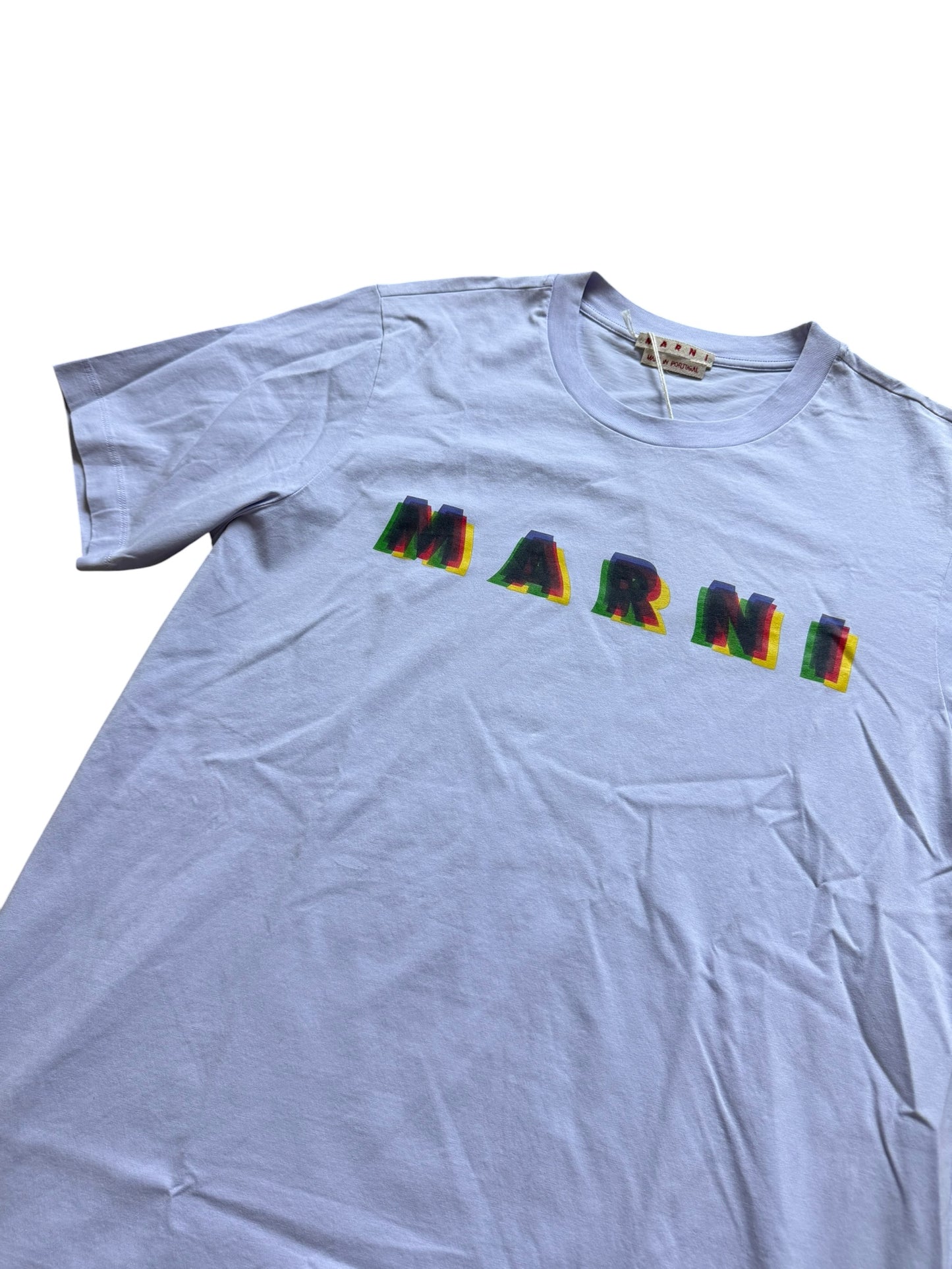 Marni 3D Logo Printed Short Sleeve Tee