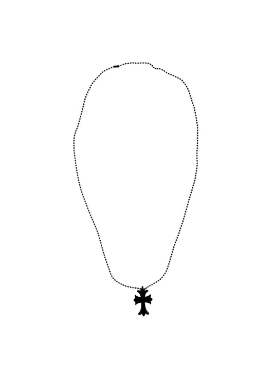 Chrome Hearts Small Cross Silicone Necklace