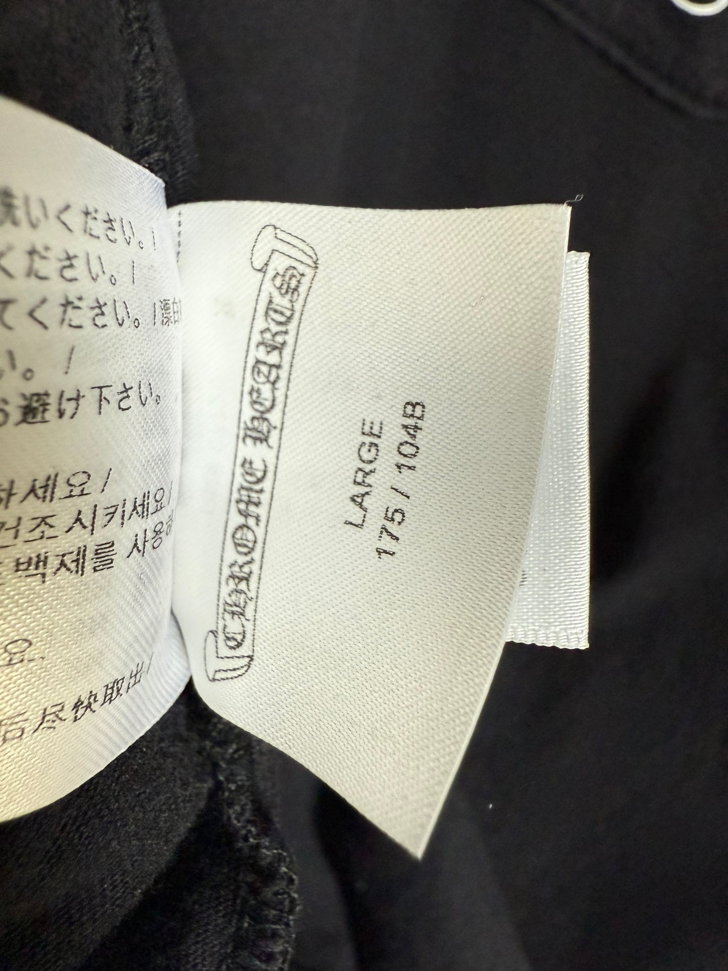 Chrome Hearts USA Flag Logo SS T-Shirt Black