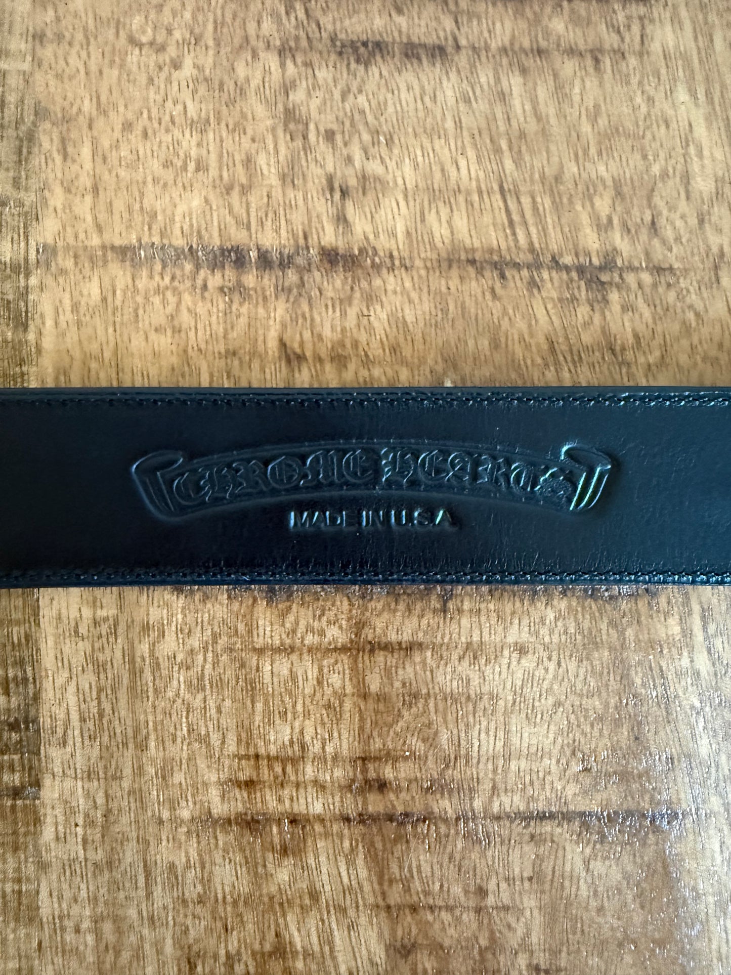 Chrome Hearts Roller Leather Belt