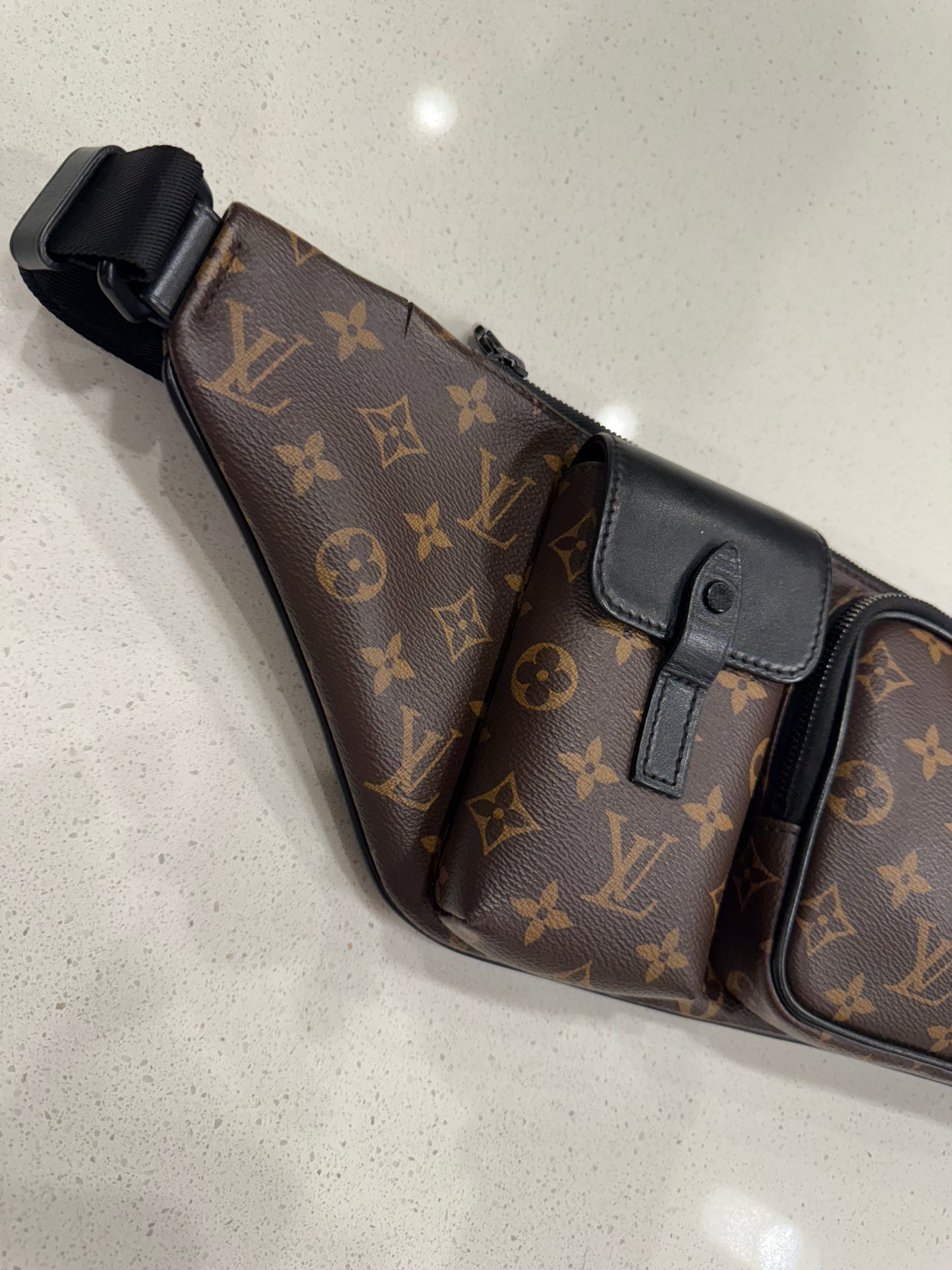 Louis Vuitton Discover Monogram Bum Bag Brown
