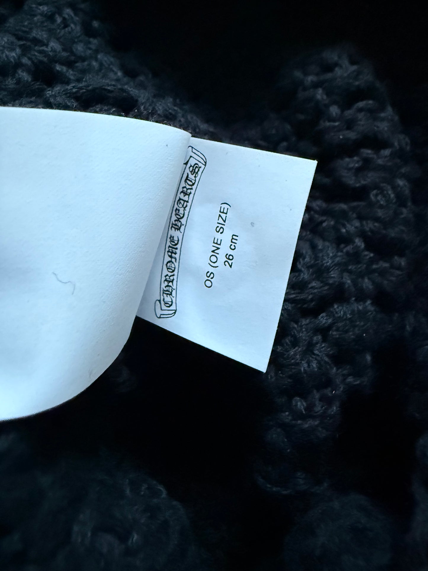 Chrome Hearts Cross Patch Cashmere Beanie Black