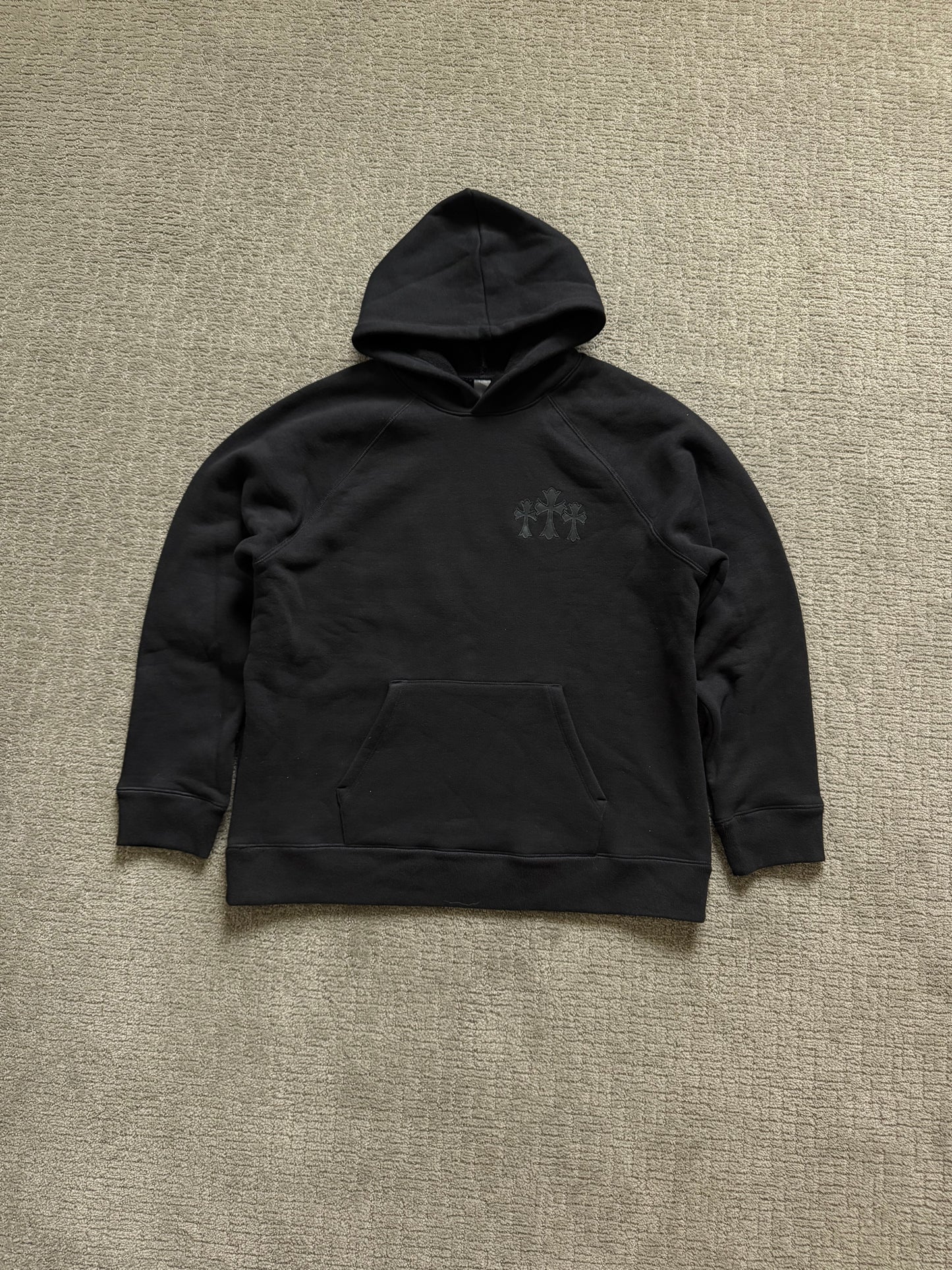 Chrome Hearts Seven-11 Triple Cross Hoodie Black