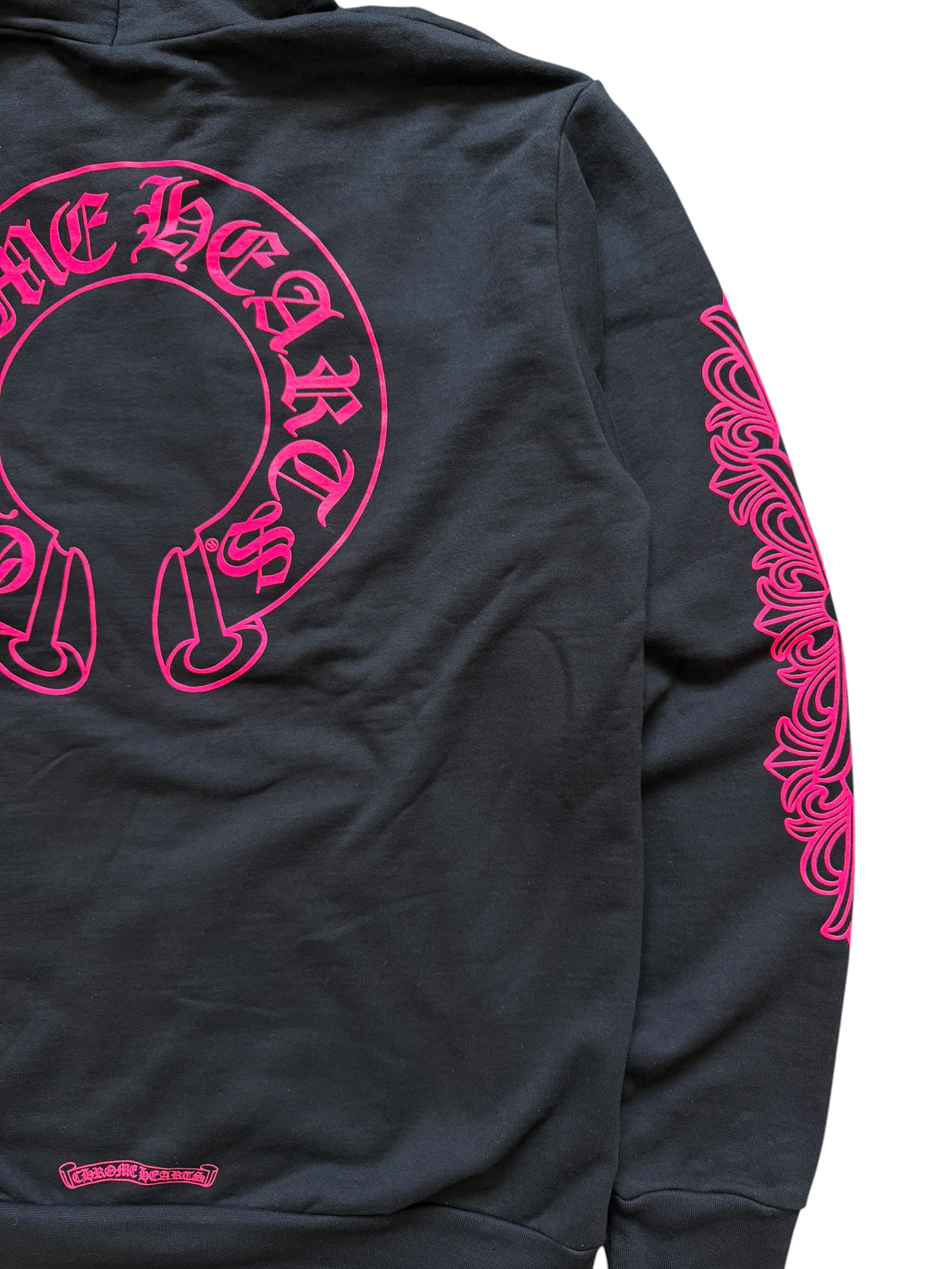Chrome Hearts Floral Horseshoe Zip Up Hoodie