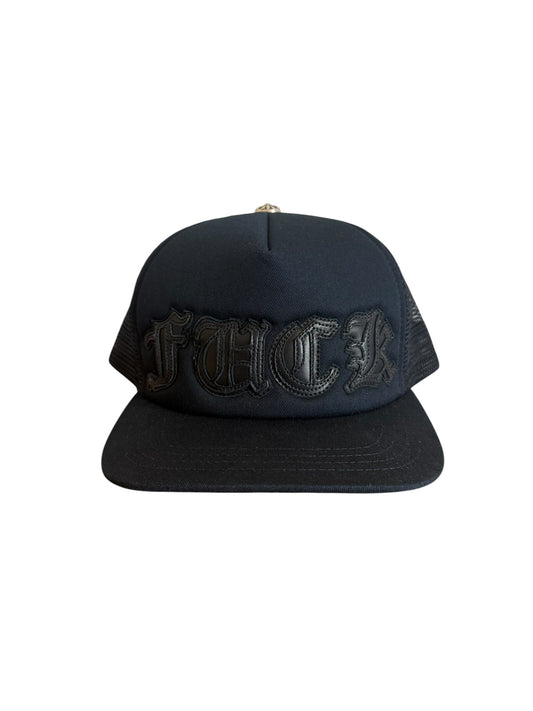 Chrome Hearts Leather Fuck Patch Trucker
