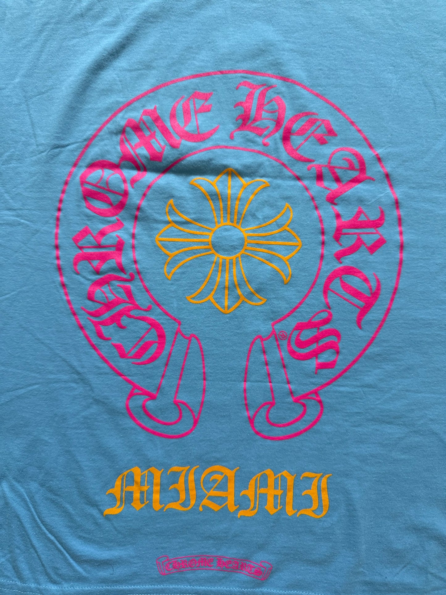 Chrome Hearts Miami Art Basel Horseshoe Short Sleeve T-Shirt