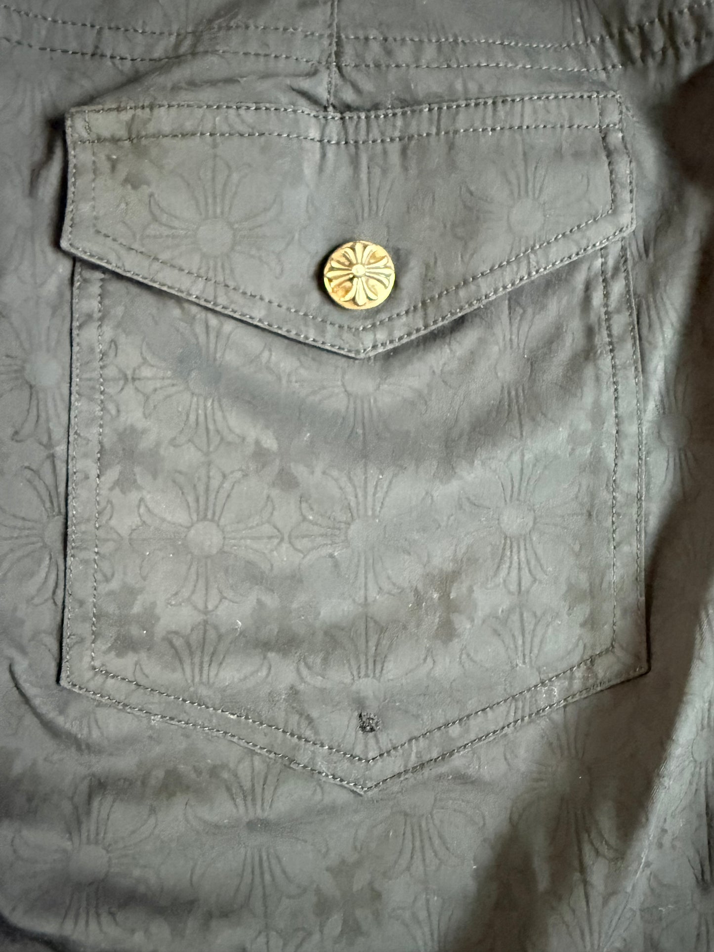 Chrome Hearts Plus Cross Monogram Water Shorts Black