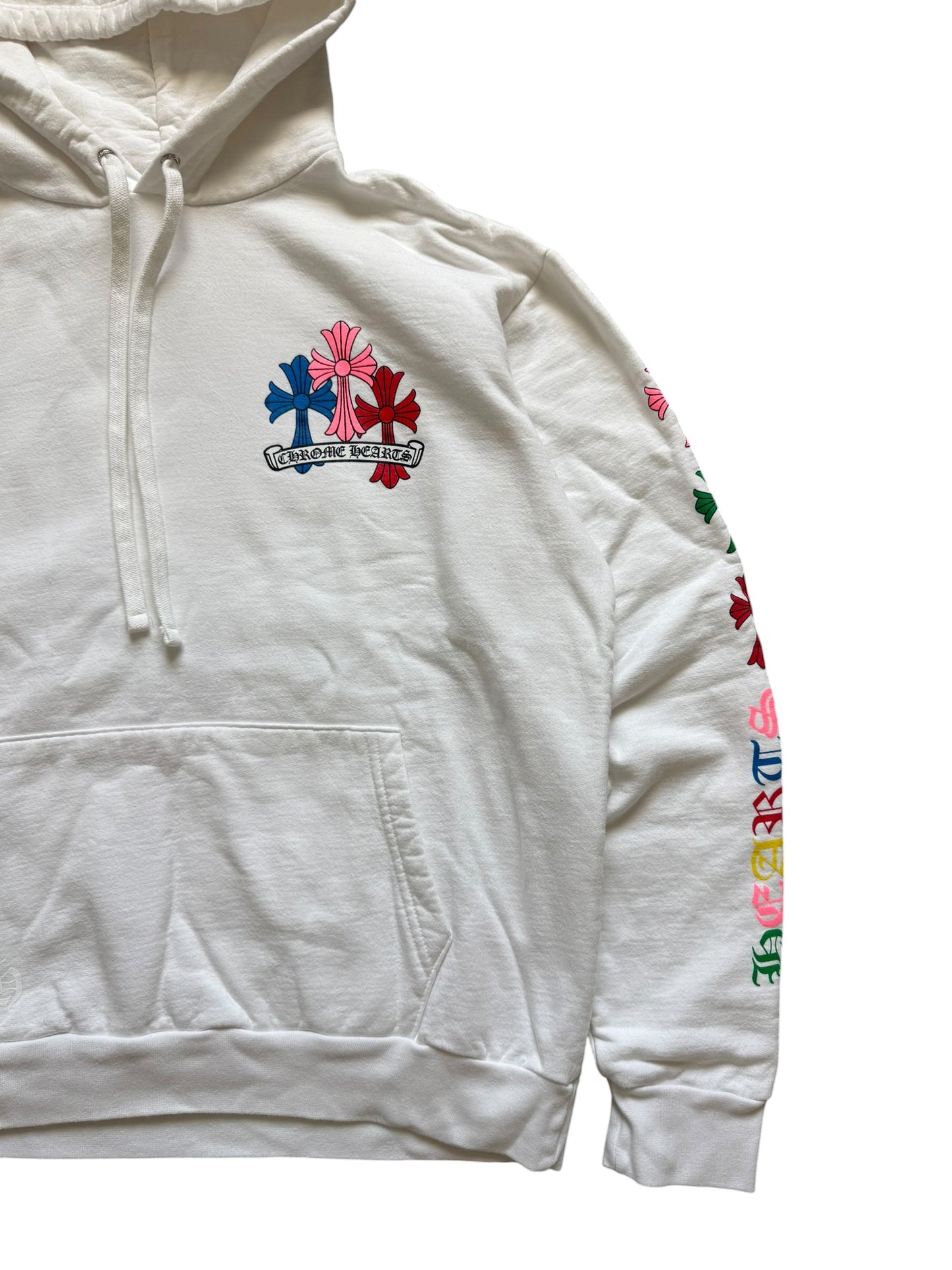 Chrome Hearts Multicolor Cross Scroll Pullover Hoodie