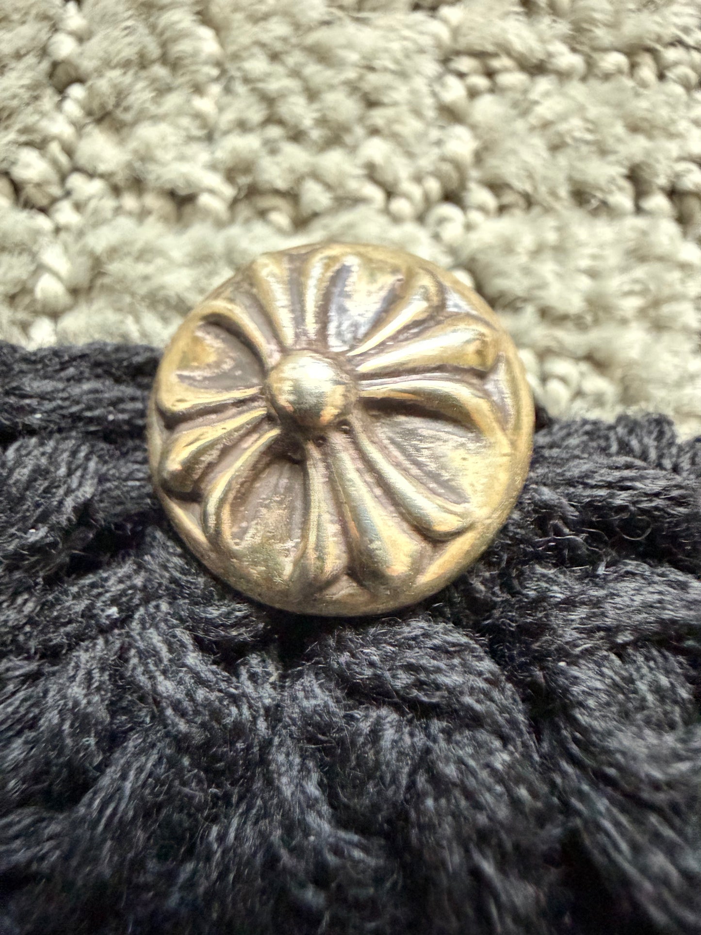 Chrome Hearts Cross Patch Cashmere Knit Beanie