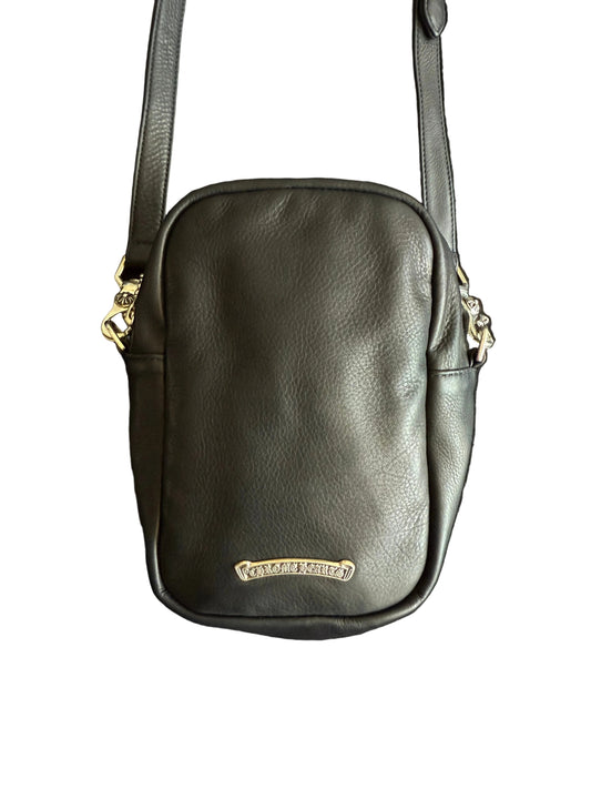 Chrome Hearts Lamb Leather Taka Side Bag Black