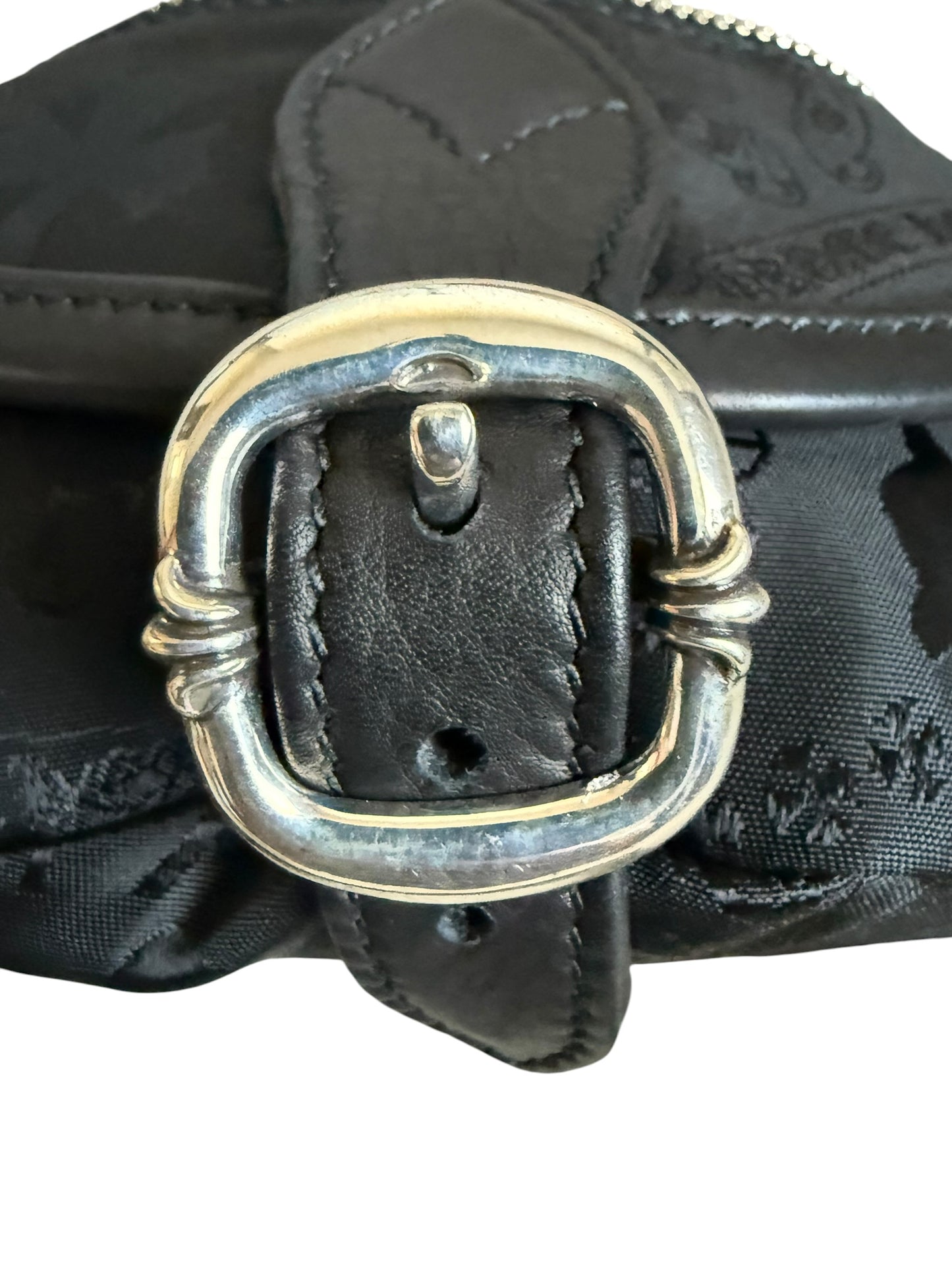 Chrome Hearts Mini Snat Bag Nylon Stencil Black