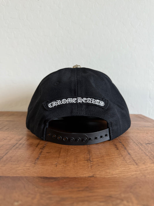 Chrome Hearts 3RS Cross Snapback Hat Black
