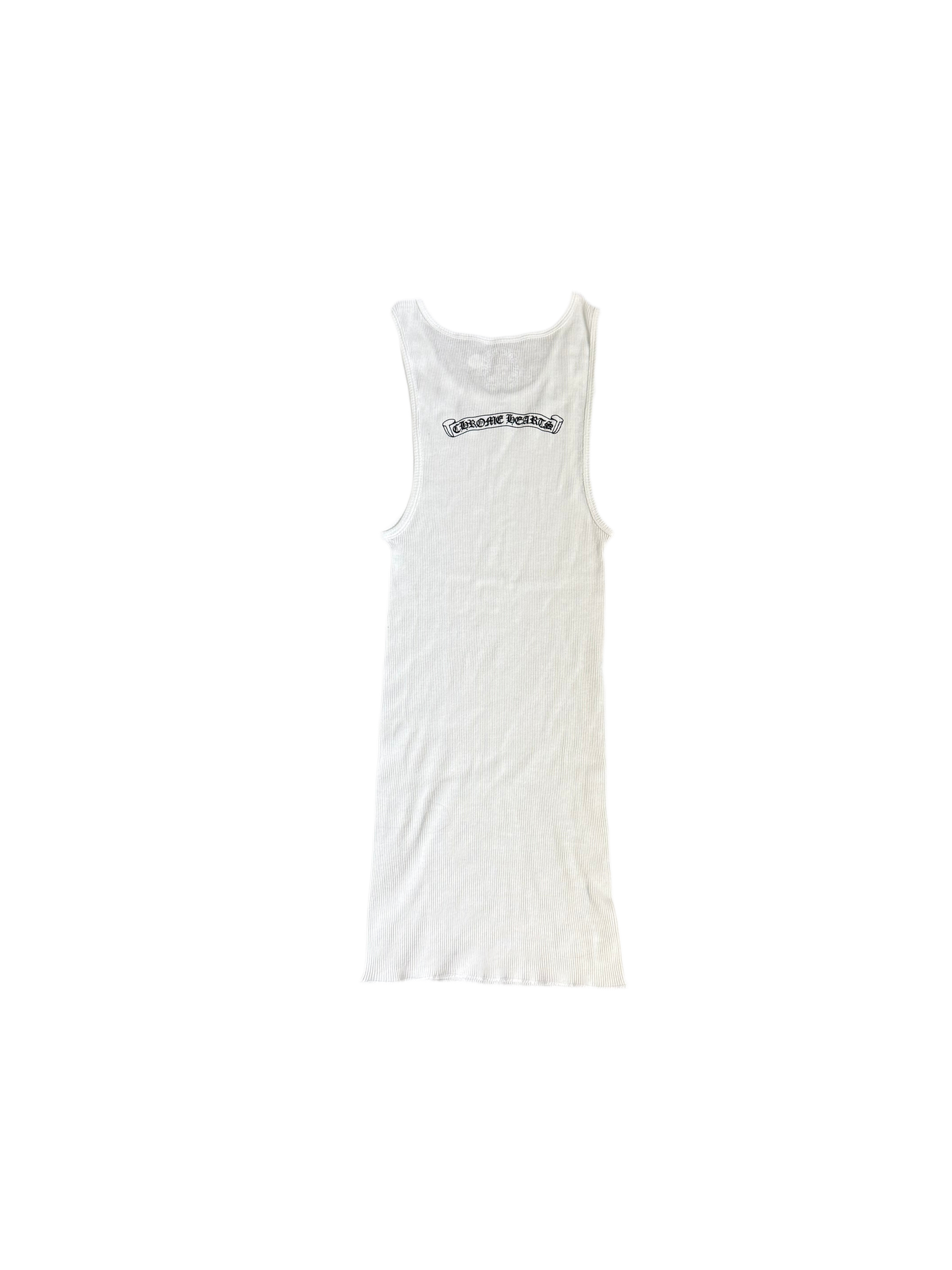 Chrome Hearts Scroll Tank Top White