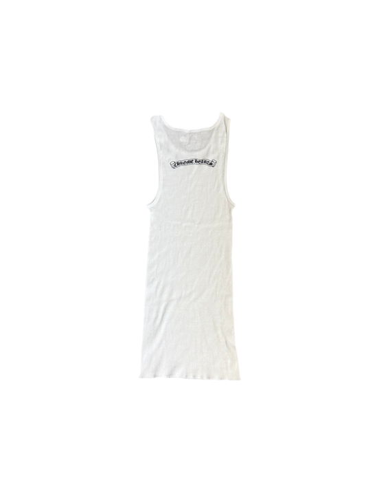 Chrome Hearts Scroll Tank Top White
