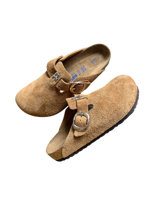 Chrome Hearts Birkenstock Boston with Dagger Embellishment