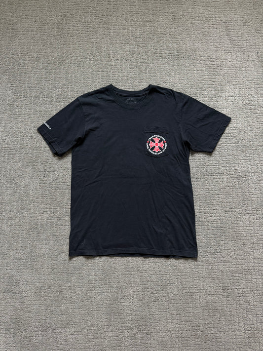 Chrome Hearts Red Plus Cross SS T-Shirt Black Red