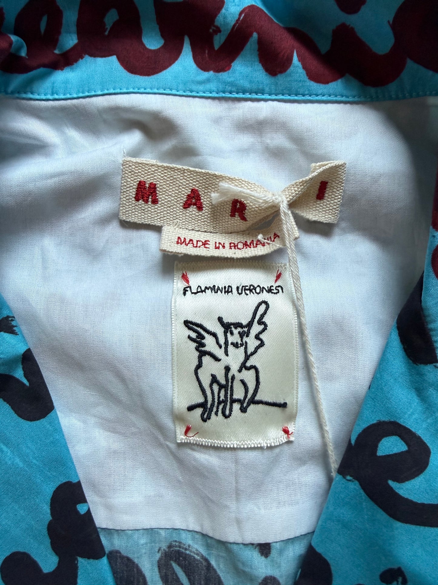 Marni Printed Short Sleeve Button Up