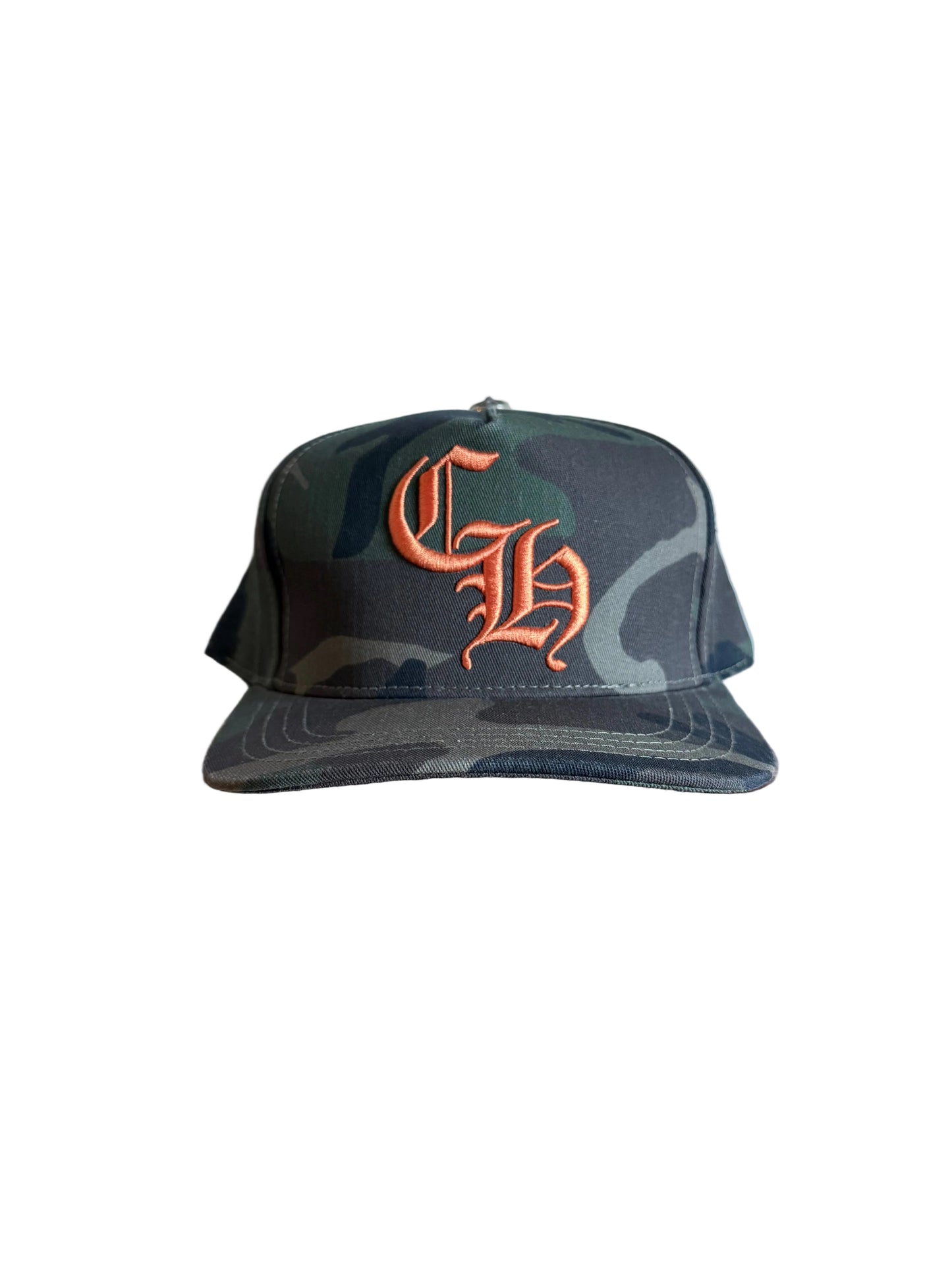 Chrome Hearts CH Logo Snapback Hat Camo