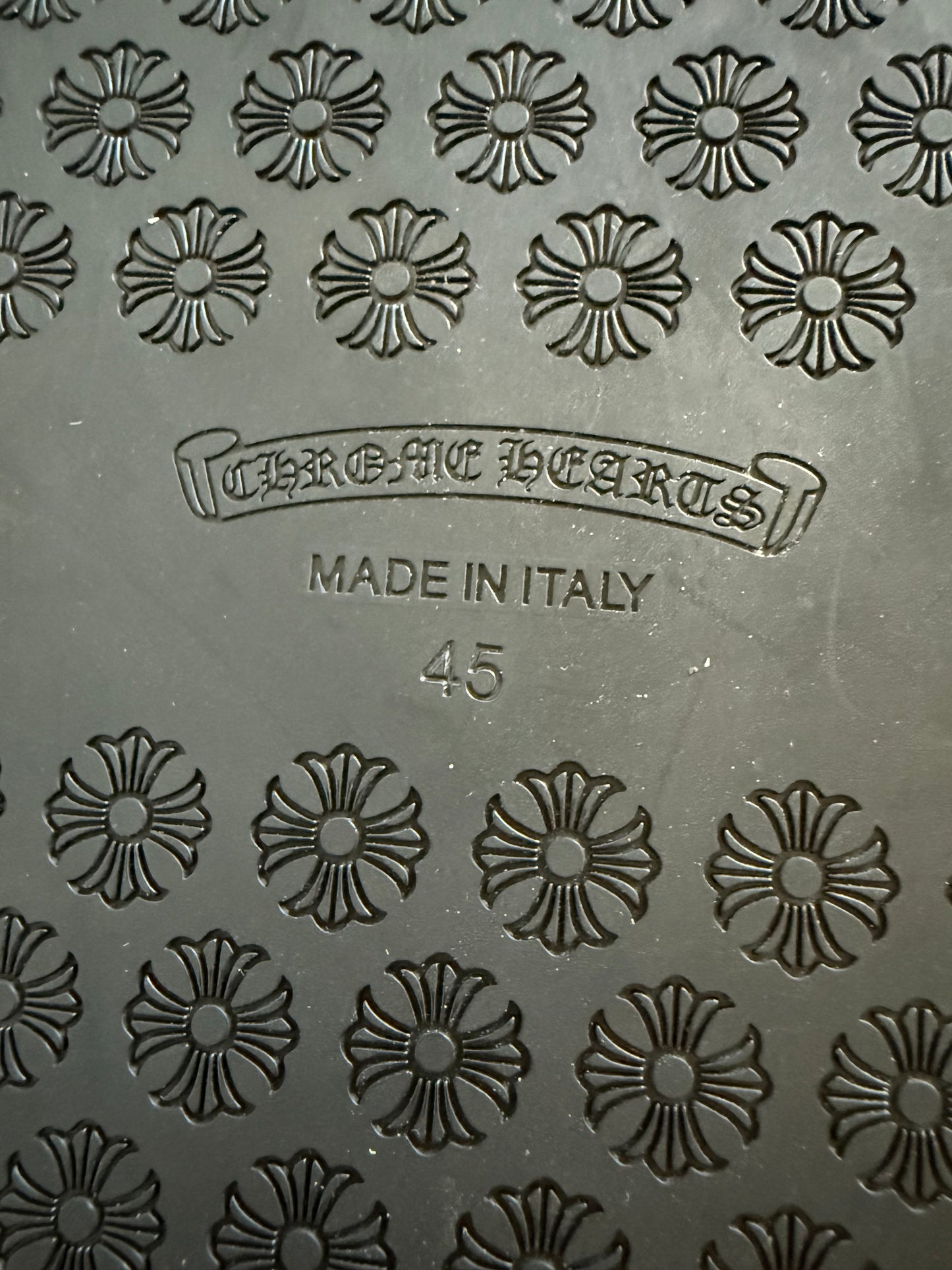 Chrome Hearts Leather Sandals White