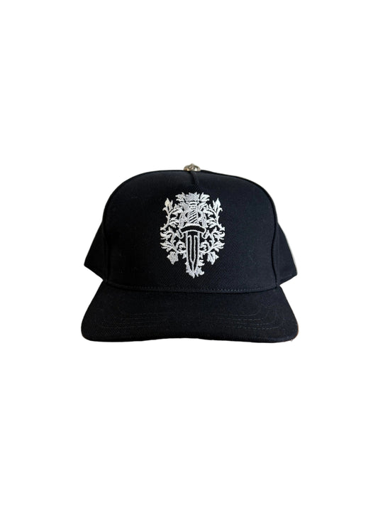 Chrome Hearts Vine Dagger Snapback Hat Black