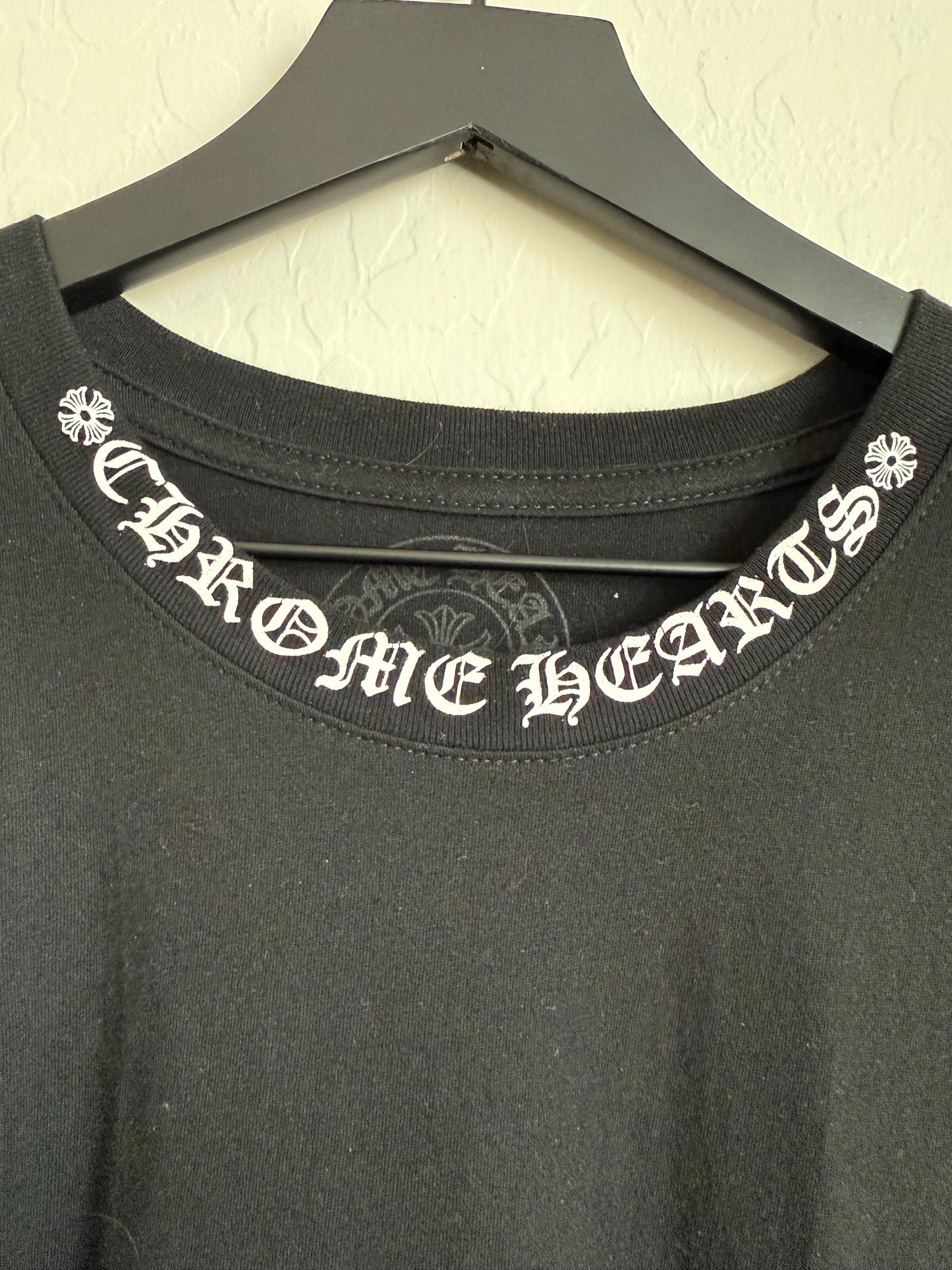 Chrome Hearts Neck Logo SS T-Shirt Black