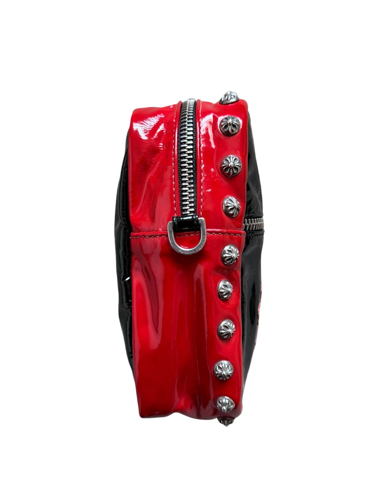 Chrome Hearts Patent Leather Studded Taka Bag