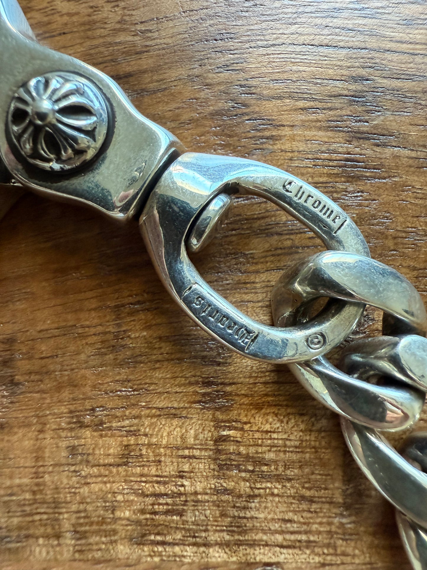 Chrome Hearts Classic Wallet Chain Double Clasp