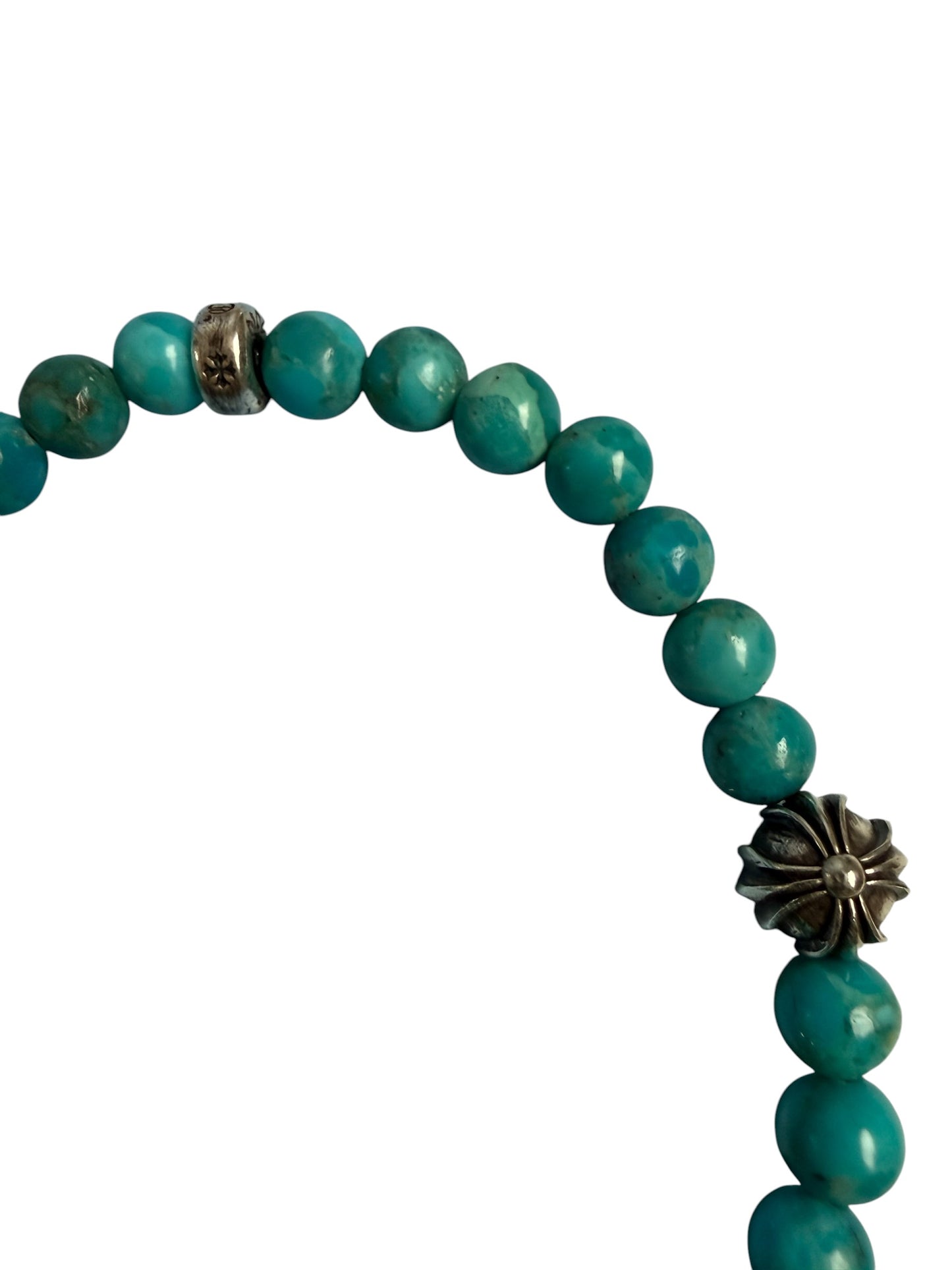 Chrome Hearts Babyfat Cross Beaded Bracelet