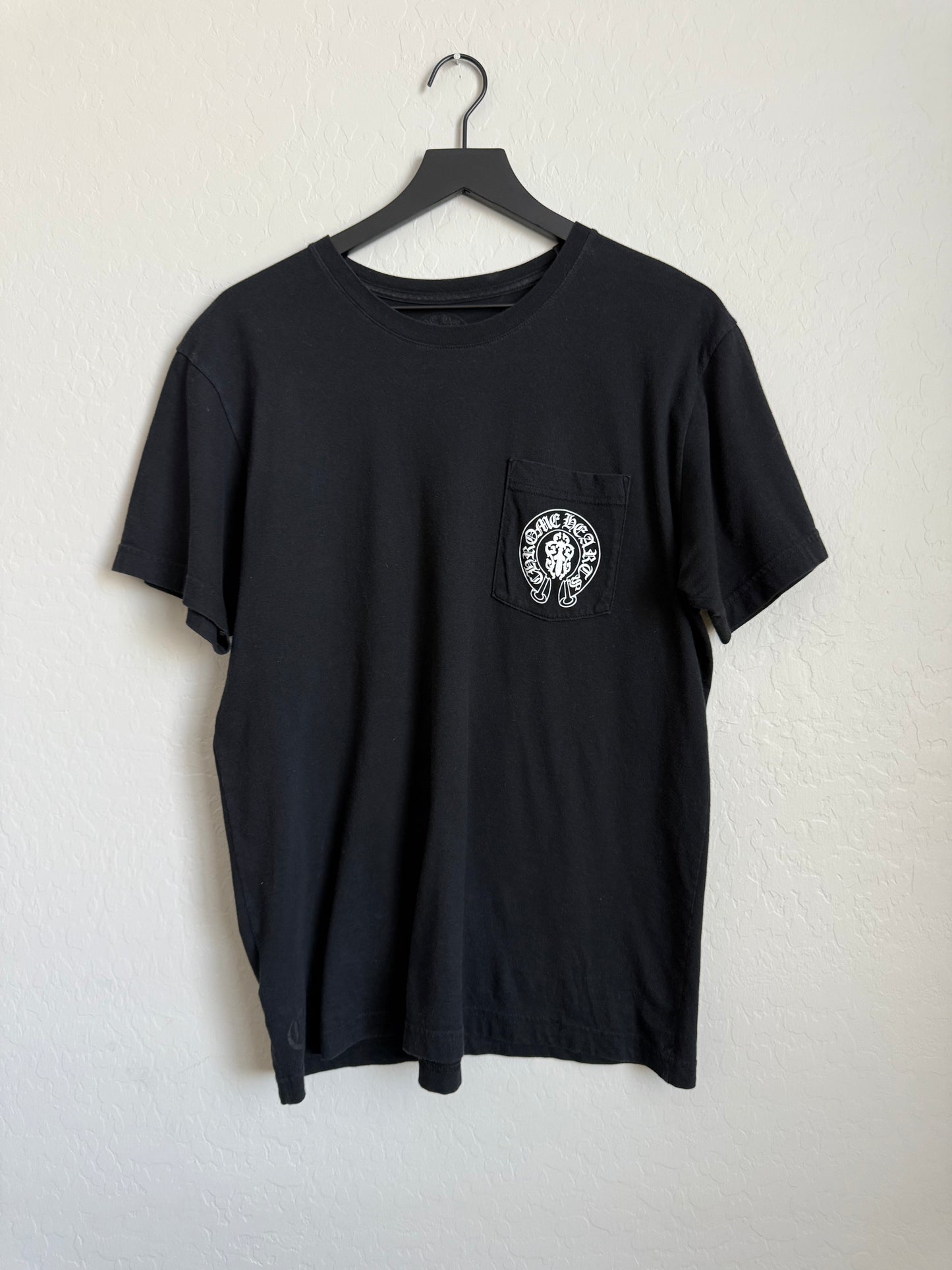 Chrome Hearts USA Flag Logo SS T-Shirt Black