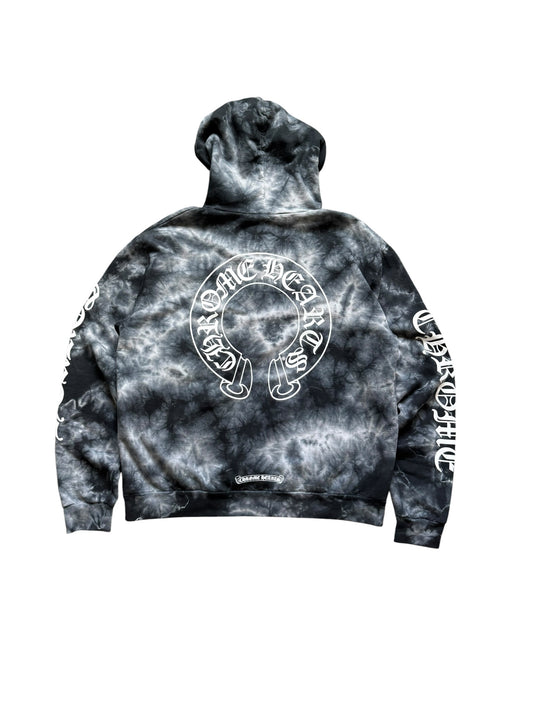 Chrome Hearts Tie Dye Horseshoe Pullover Hoodie