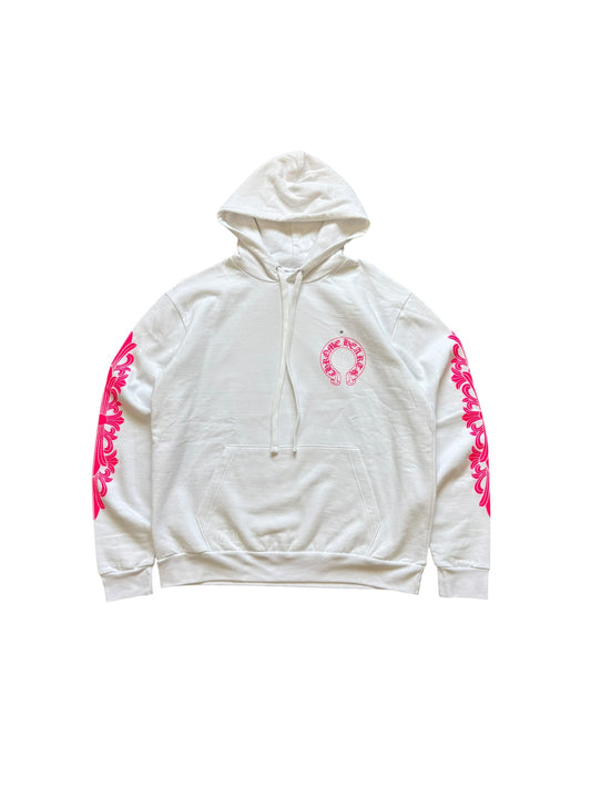 Chrome Hearts Floral Horseshoe Pullover Hoodie