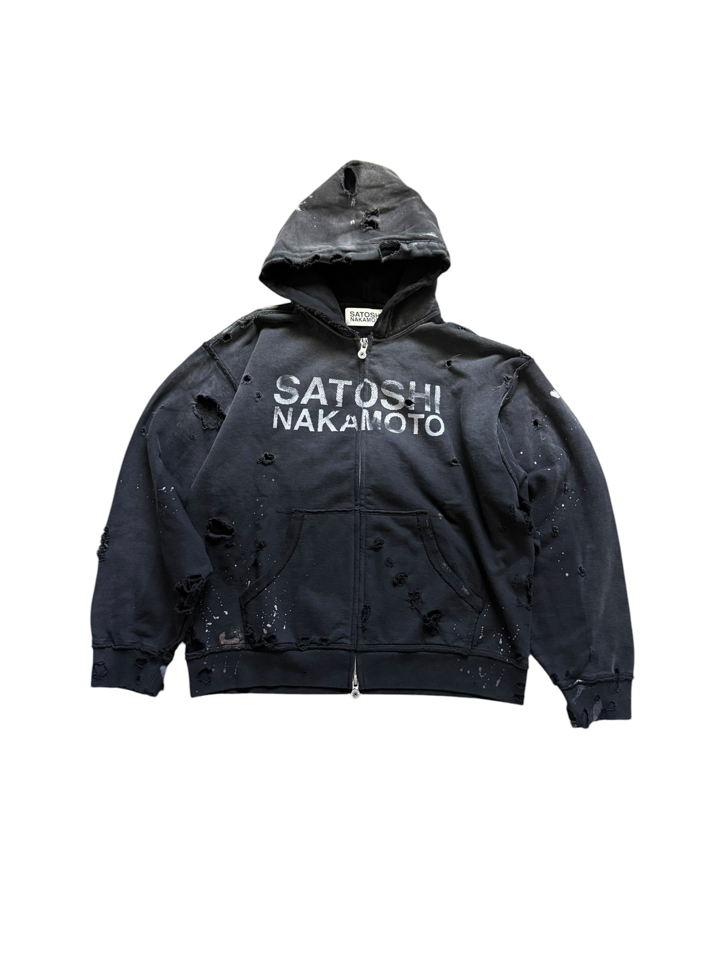 Satoshi Nakamoto Luke Fleece Zip Up Hoodie