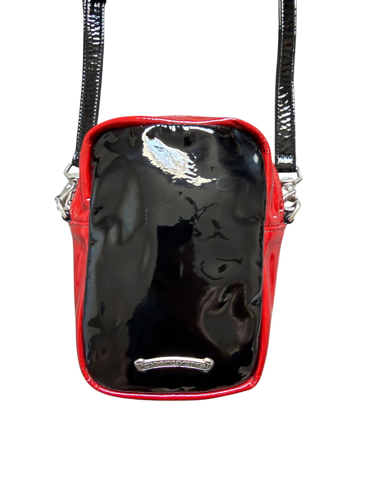 Chrome Hearts Patent Leather Studded Taka Bag