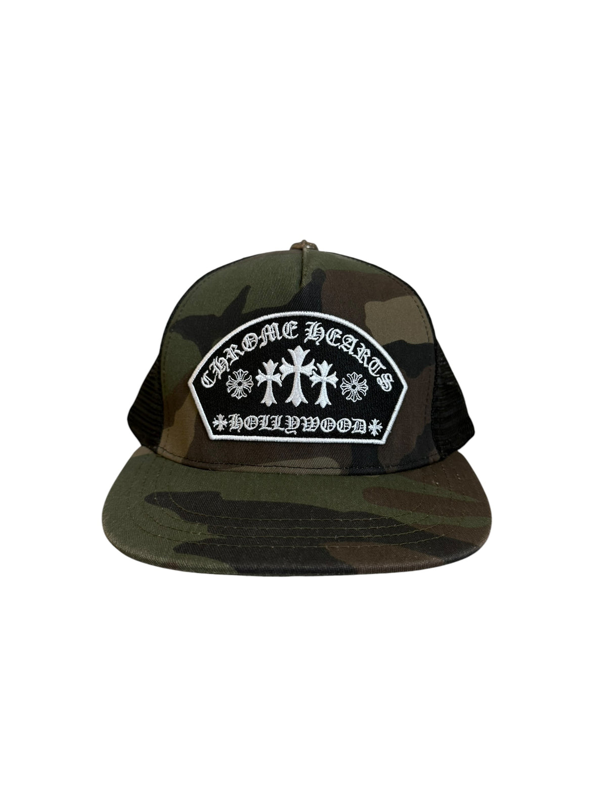 Chrome Hearts King Taco Patch Camo Trucker