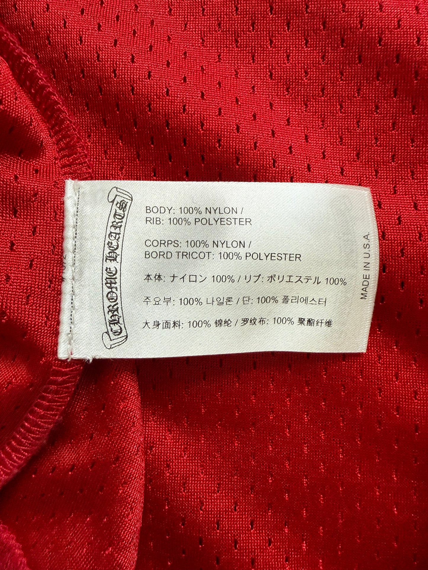 Chrome Hearts Matty Boy Horseshoe Jersey SS Shirt Red