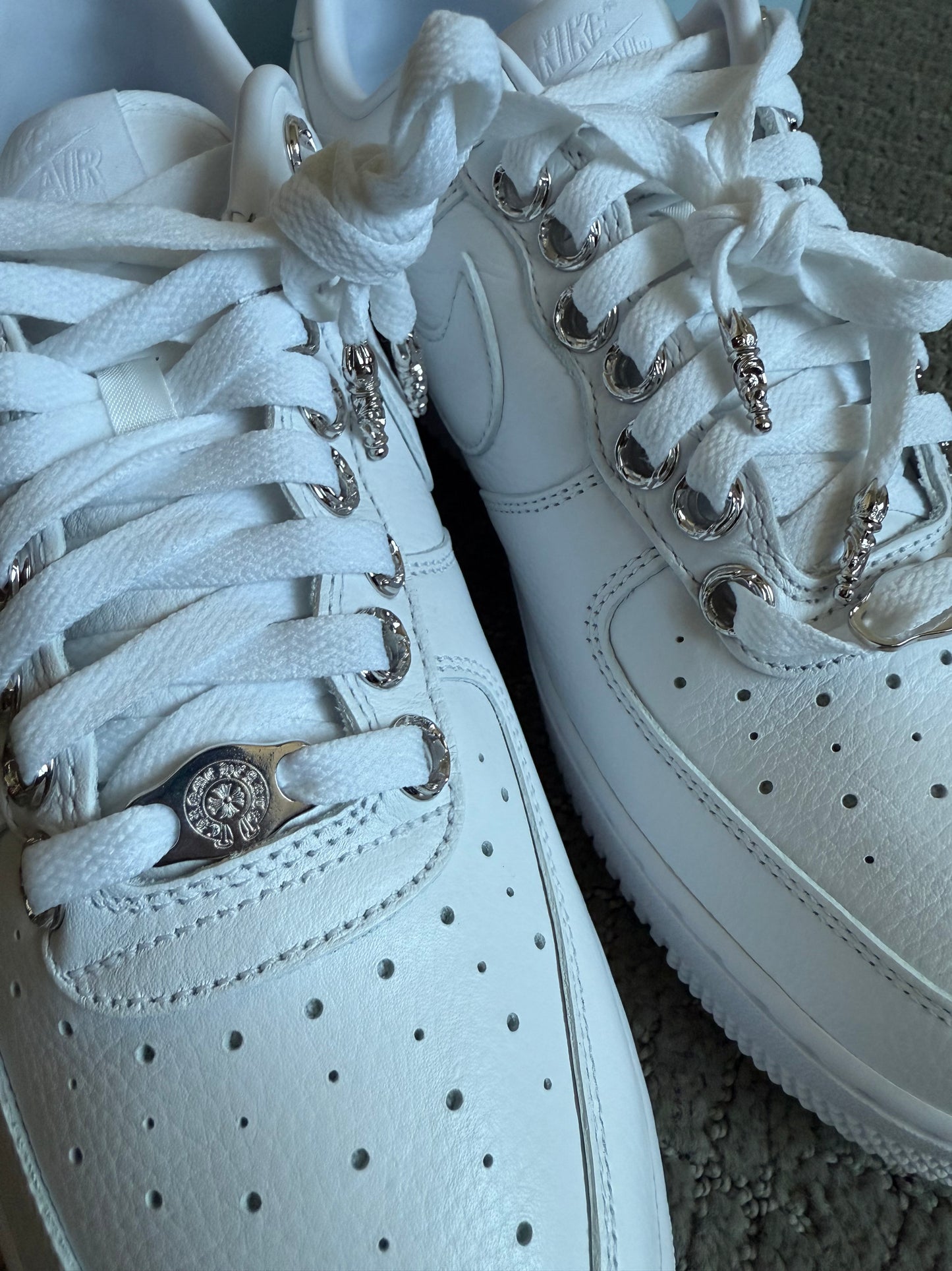 Chrome Hearts x NOCTA Nike Air Force 1 White