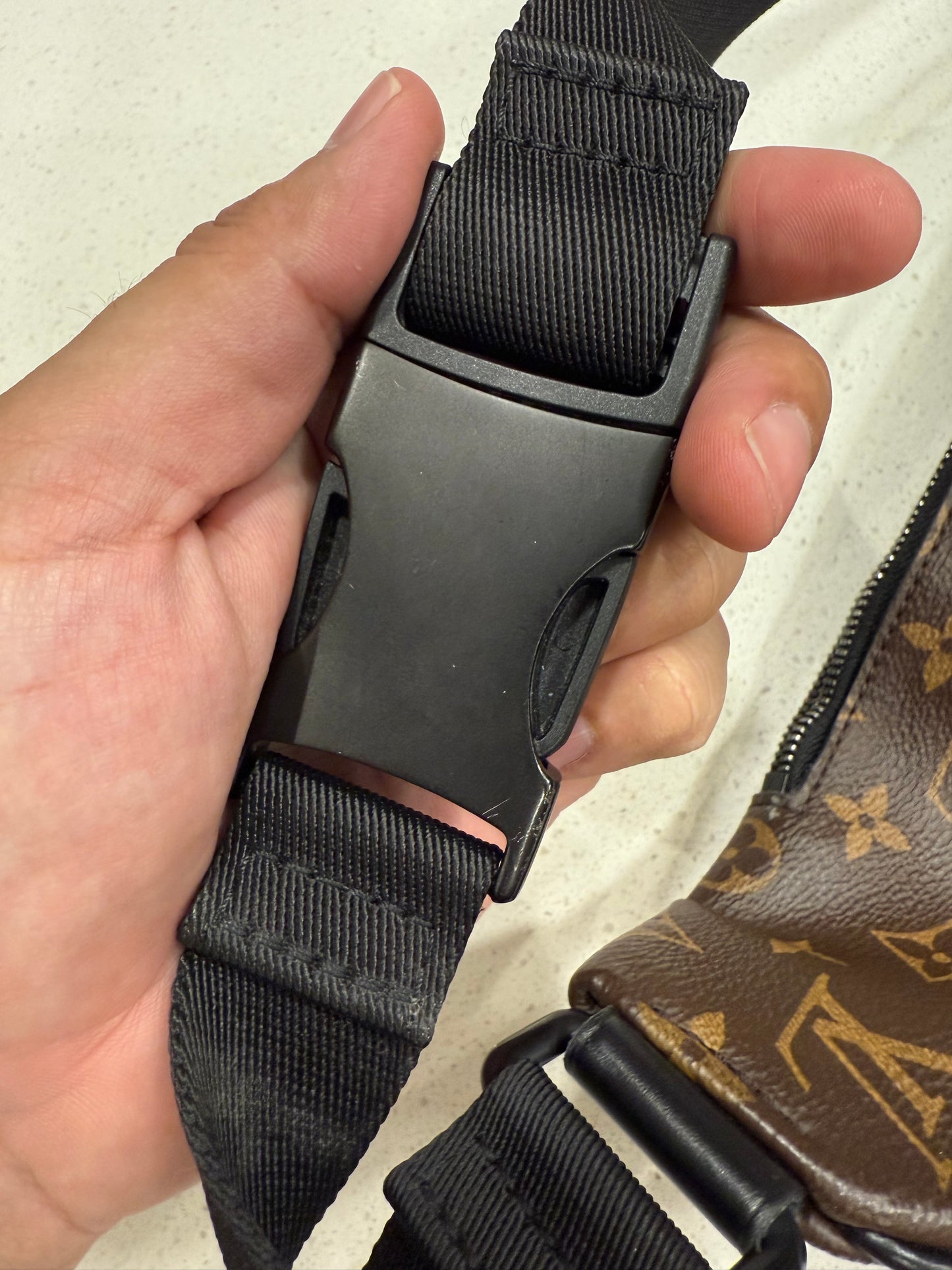 Louis Vuitton Discover Monogram Bum Bag Brown