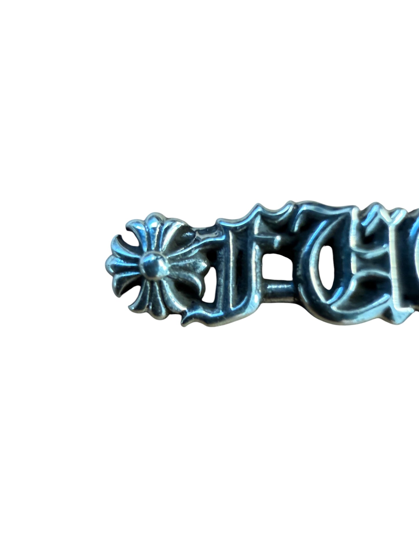 Chrome Hearts Fuck Plus Cross Silver Pin