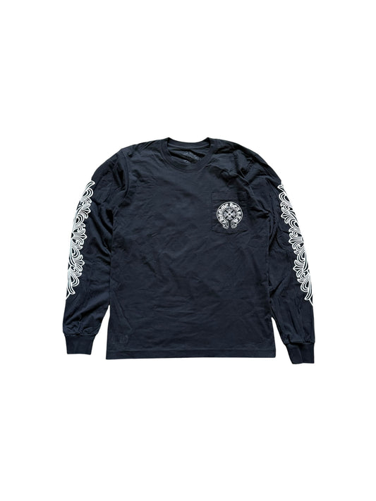 Chrome Hearts London Horseshoe Floral Long Sleeve